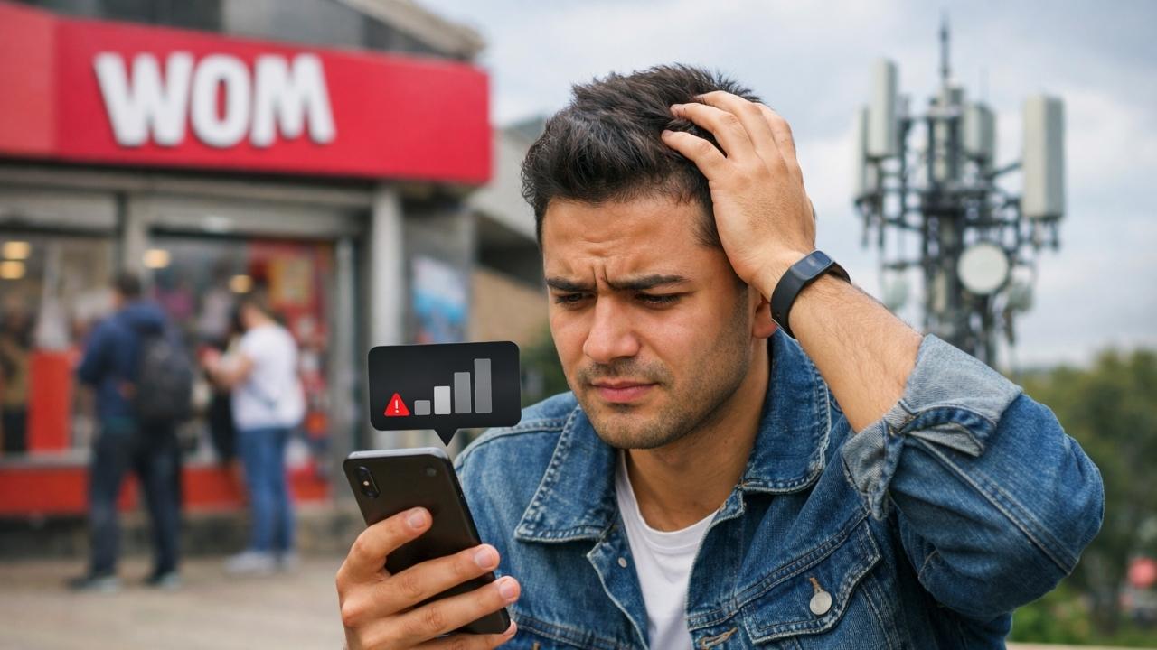 WOM Colombia suspende la red de datos ilimitados en planes prepago