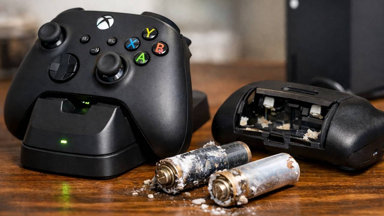 Controles Xbox Series X dañan sus baterías al usar bases genéricas económicas