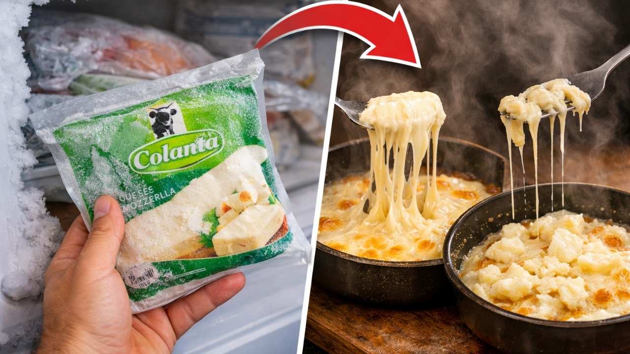 Congelar Queso Colanta arruina su capacidad de derretirse en preparaciones calientes